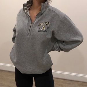 VINTAGE WEST POINT/CHAMPION QUARTERZIP